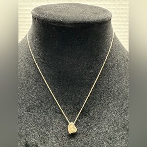 Tiffany & Co. Elsa Peretti® Bean design pendant necklace in sterling silver